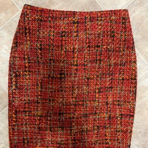 Tweed pencil skirt, new w/tags, size 2